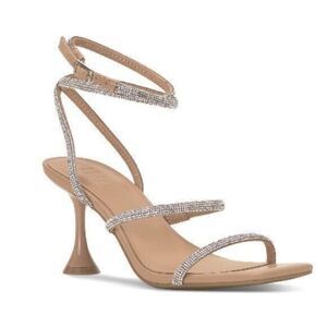 I.n.c. Women's Ezulah Embellished Strappy Dress Sandals, pumps, heel Dark Almond